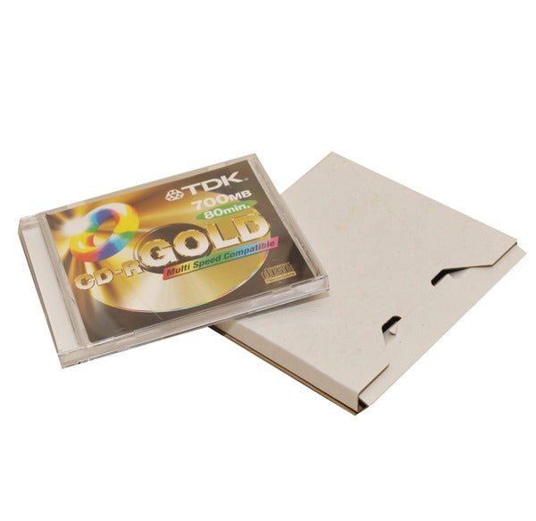 CD One Piece Postage & Mailing Box - PackQueen