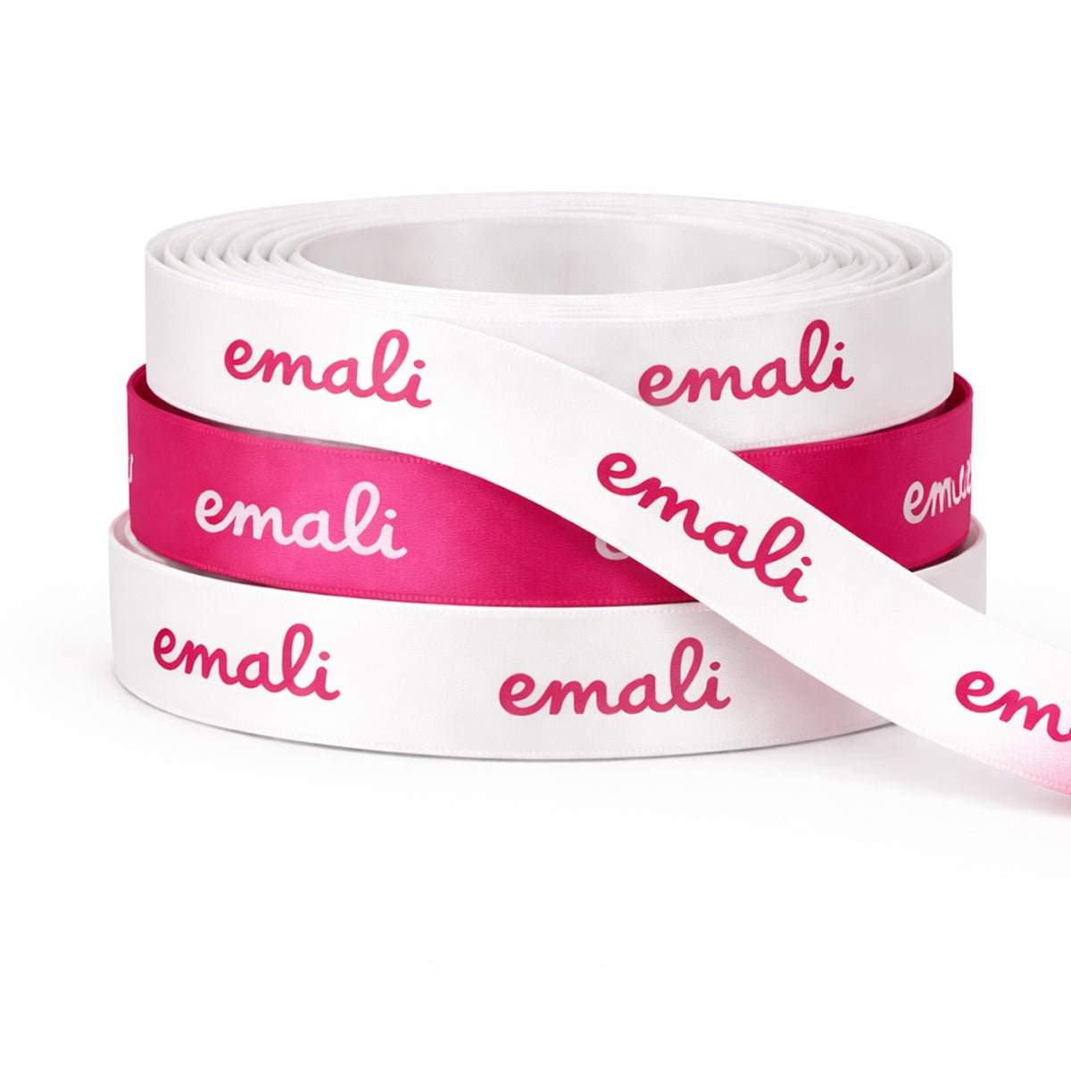 Custom Ribbon Satin Ribbon or Grossgrain - One Colour OR CMYK Custom Print (Single Sided) on 90m roll - PackQueen