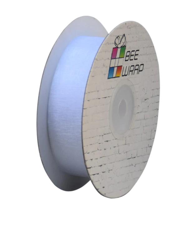 Cut Edge Organza Ribbon 25mm X 50meters White - PackQueen