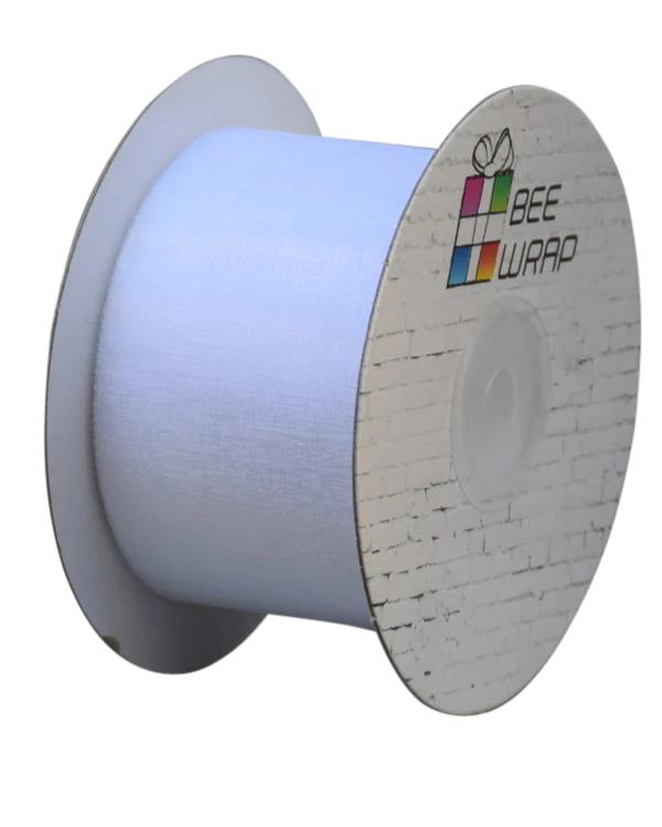 Cut Edge Organza Ribbon 50mm X 50meters White - PackQueen