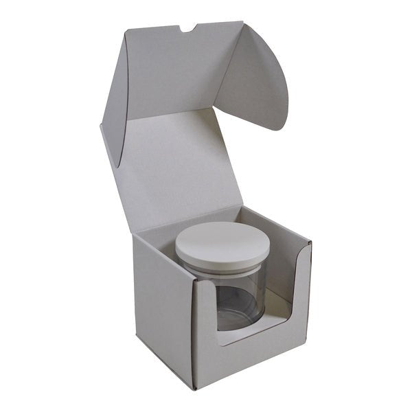 Extra Large Candle Plain Glass 1 Oxford/Cambridge Jar Pack with Insert (MTO) - PackQueen