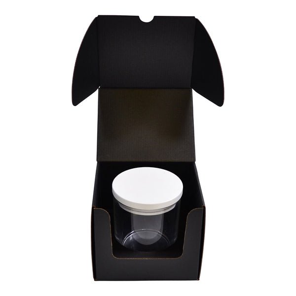 Extra Large Candle Plain Glass 1 Oxford/Cambridge Jar Pack with Insert (MTO) - PackQueen