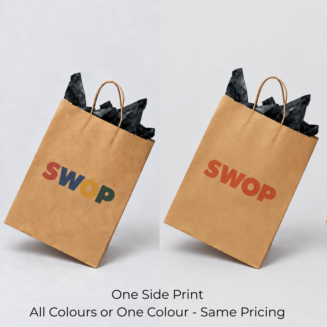 Full Colour Kraft Gift Bag - PackQueen