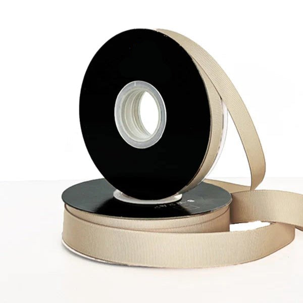 Grosgrain Ribbon 13mm x 30 Metres - Cappuccino - PackQueen
