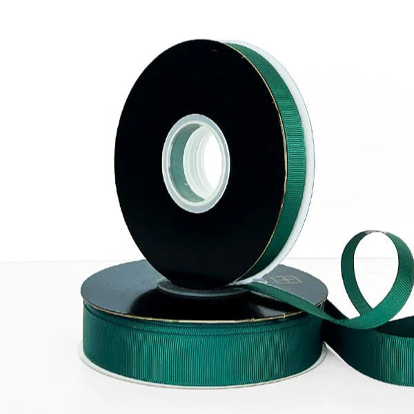 Grosgrain Ribbon 13mm x 30 Metres - Hunter Green - PackQueen