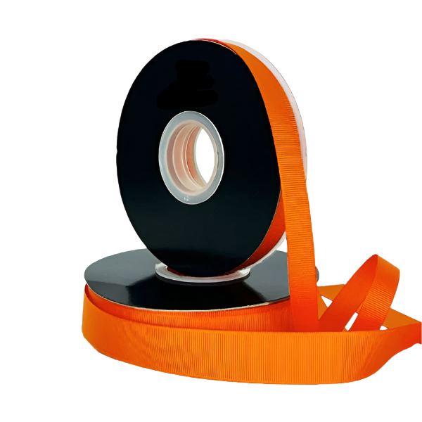 Grosgrain Ribbon 13mm x 30 Metres - Orange - PackQueen