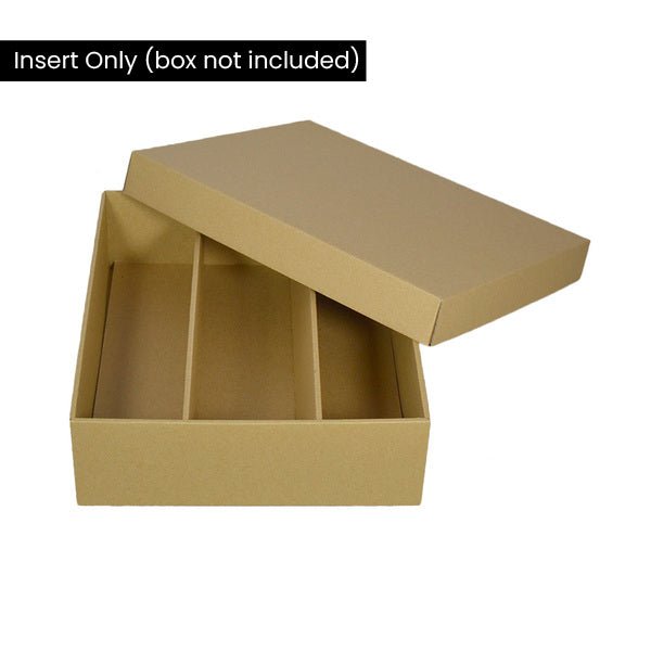 INSERT ONLY Suitable for our Two Piece Triple Wine Gift & Mailing Box 10342 - PackQueen