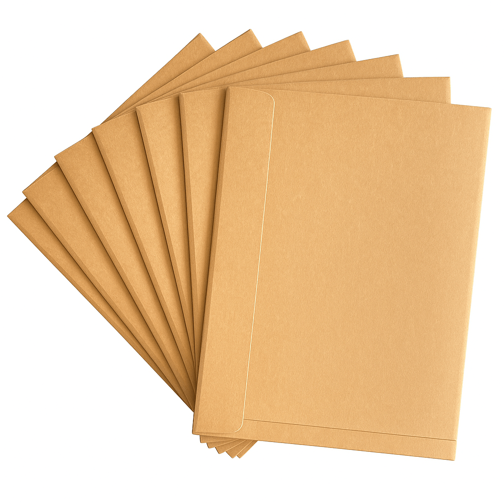 Kraft Brown Rigid Envelopes 700gsm with Peal & Seal Strip - PackQueen
