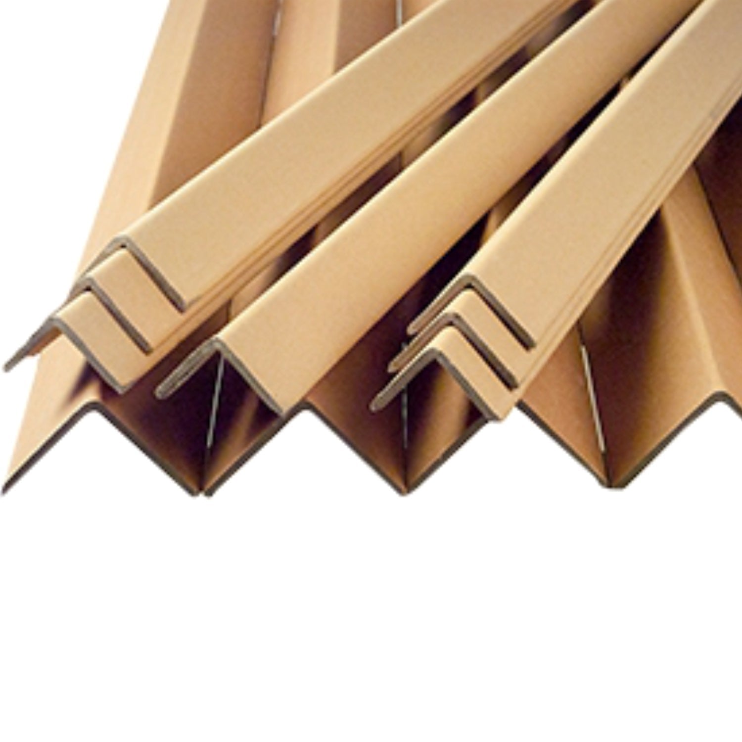 Kraft Cardboard Edge Protectors 50x50x1000mm 4.5mm - 25 Pack - PackQueen