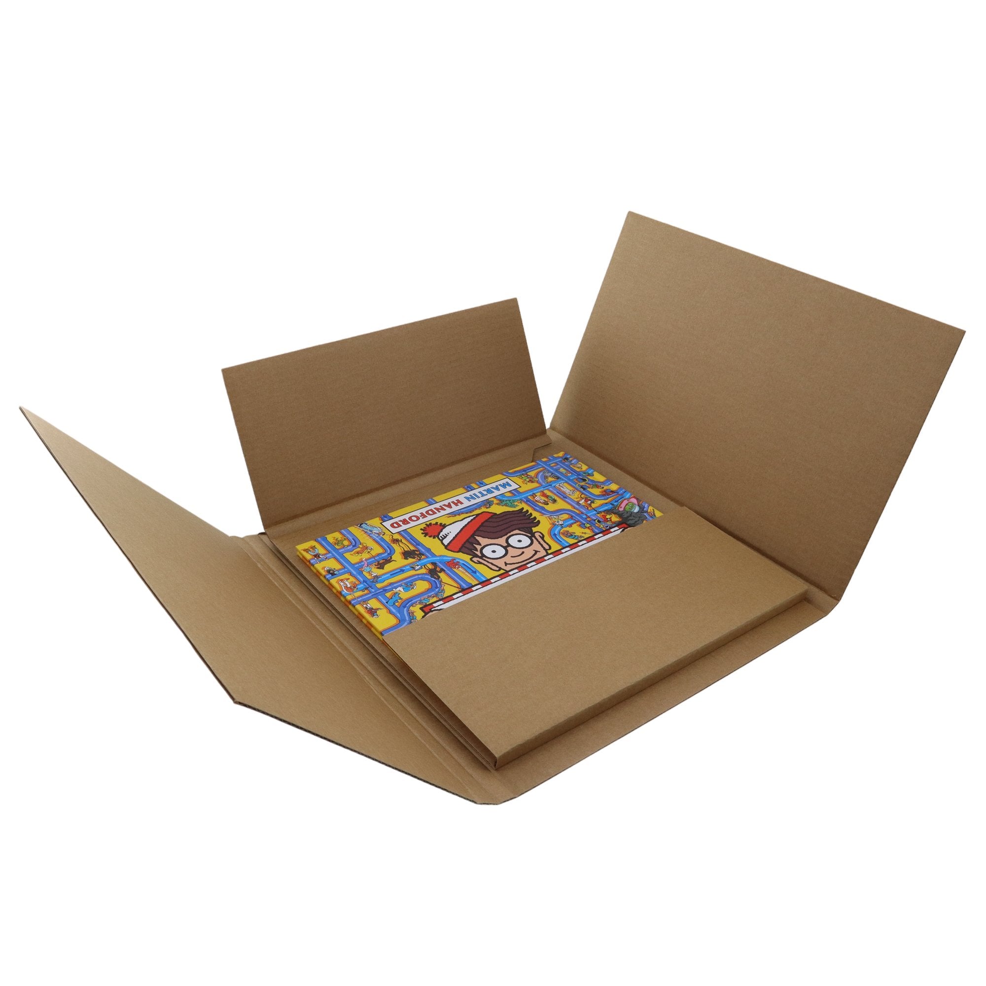 Large Square Twist Mailer - Kraft Brown - PackQueen