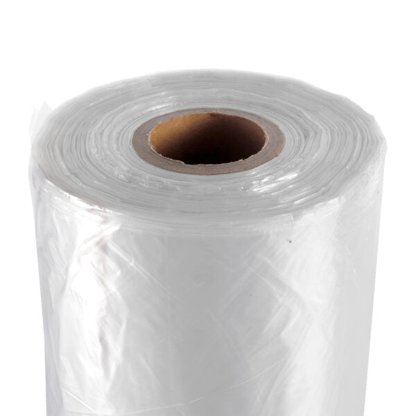 LDPE Clear Plastic Sheet 1680mm x 1680mm 17um 250pcs/Roll - PackQueen