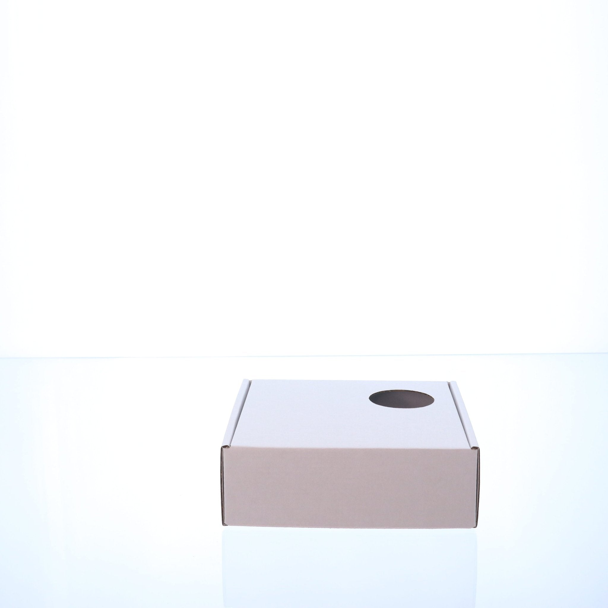 Mailing Box 28620 with 50mm Hole in Lid - PackQueen