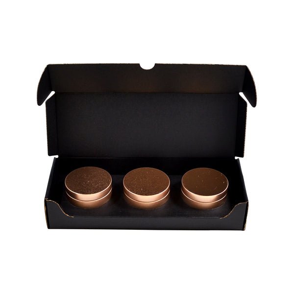 Medium Candle 3 Tin Pack with Attached Insert (MTO) - PackQueen