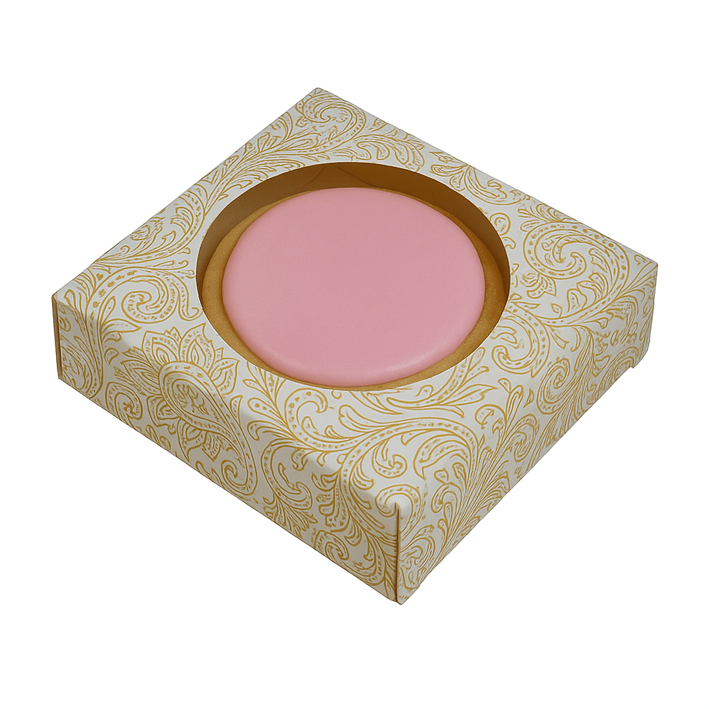 One Cookie Box - One Piece Box with Clear Window - Paperboard - PackQueen