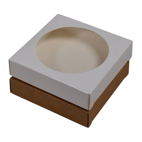 One Cookie Box - One Piece Box with Clear Window - Paperboard - PackQueen