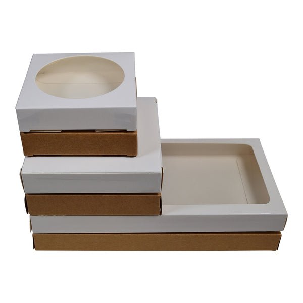 One Cookie Box - One Piece Box with Clear Window - Paperboard - PackQueen