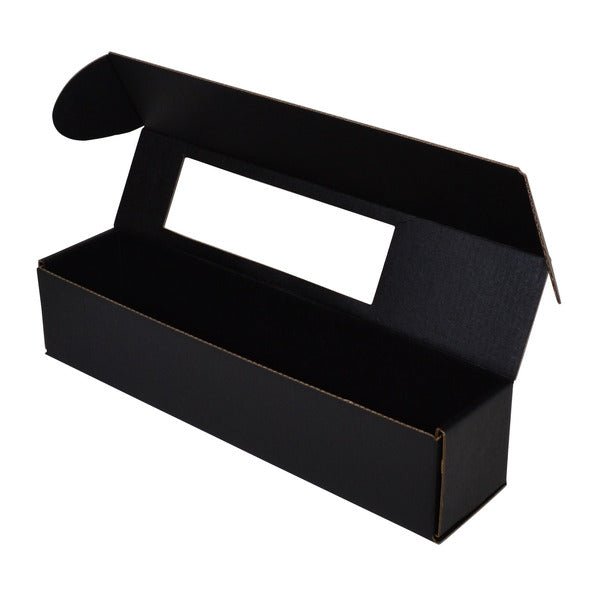 One Piece Cardboard Gift Box 23764 with Window Cut-out - PackQueen