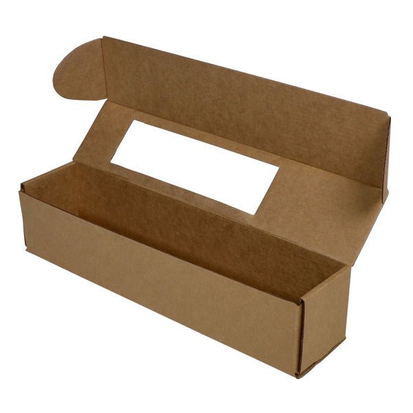One Piece Cardboard Gift Box 23764 with Window Cut-out - PackQueen