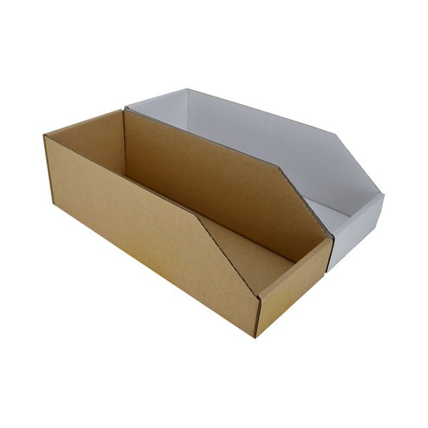 Pick Bin Box & Part Box 17971 (One Piece Self Locking Cardboard Storage Box) - PackQueen