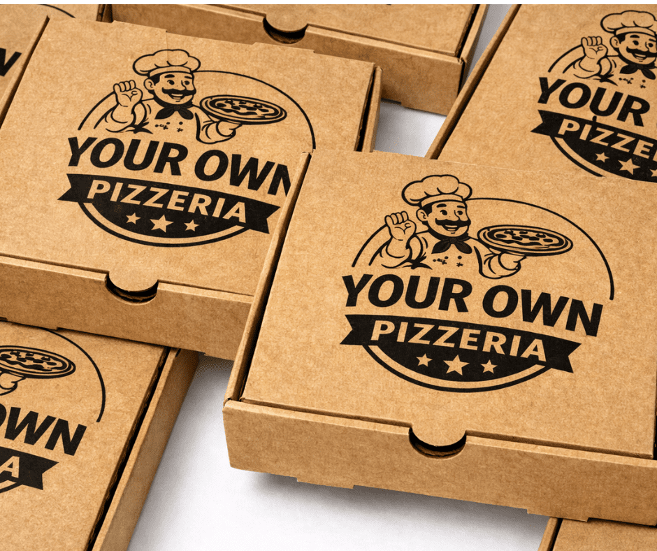 Pizza Boxes - Plain or Print - Assorted Sizes Available - PackQueen