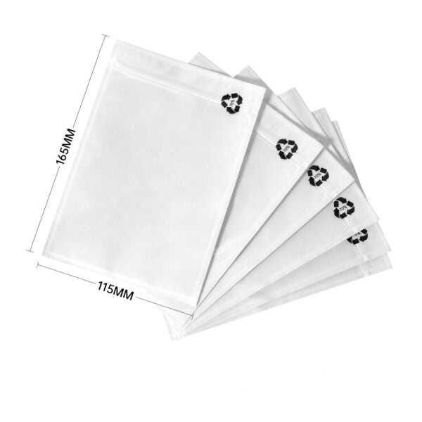 Plain White Invoice Enclosed 115x165mm 1000pcs/CTN 70% Post Consumer Recycled - PackQueen
