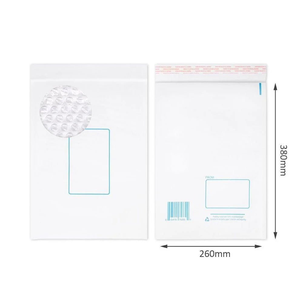 Poly Bubble Mailer (Printed) Assorted Sizes - PackQueen