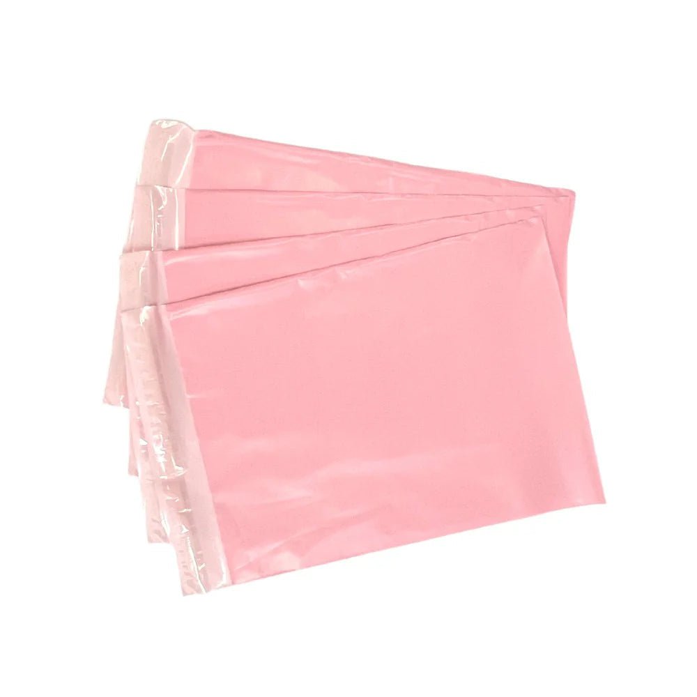 Poly Mailer Satchels Pink - Super Strong - Assorted Sizes - PackQueen