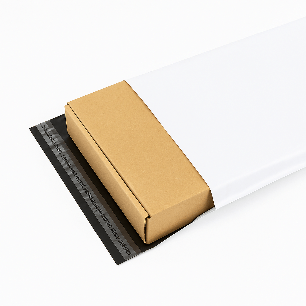 Poly Mailer Satchels White - Super Strong - Assorted Sizes - PackQueen