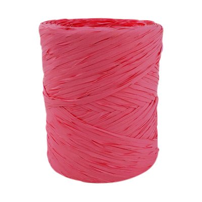Poly Raffia Ribbon - Cerise (5mm x 200metres) - PackQueen