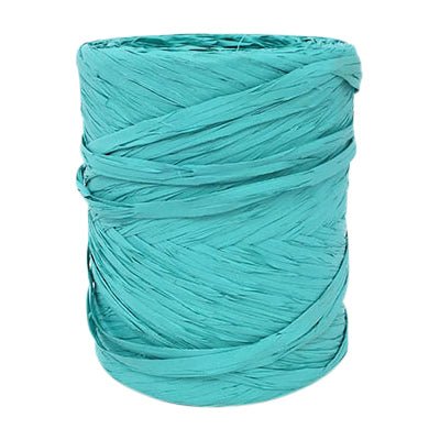 Poly Raffia Ribbon - Jade (5mm x 200metres) - PackQueen