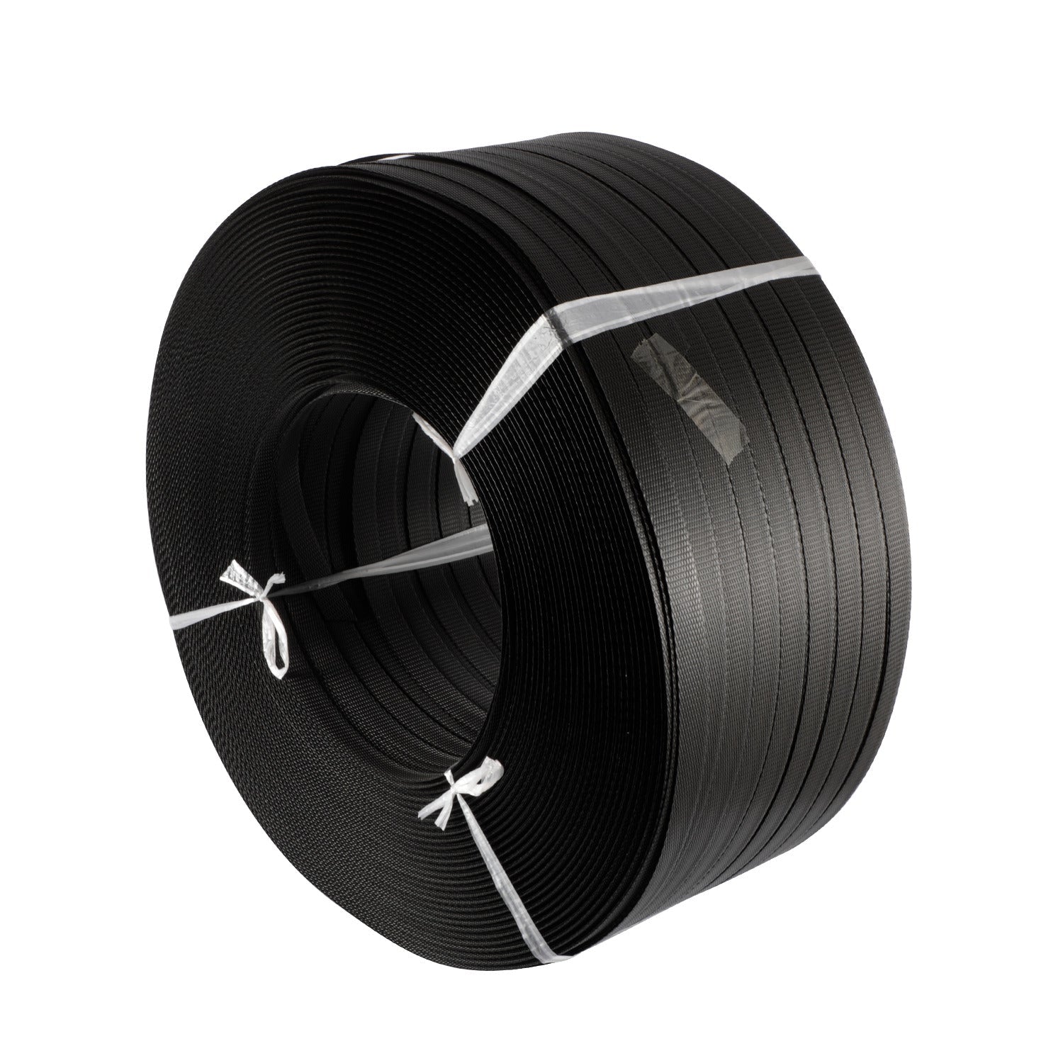 Polypropylene 19mm x 1000m x 0.95mm Black Breakload 350kg - PackQueen