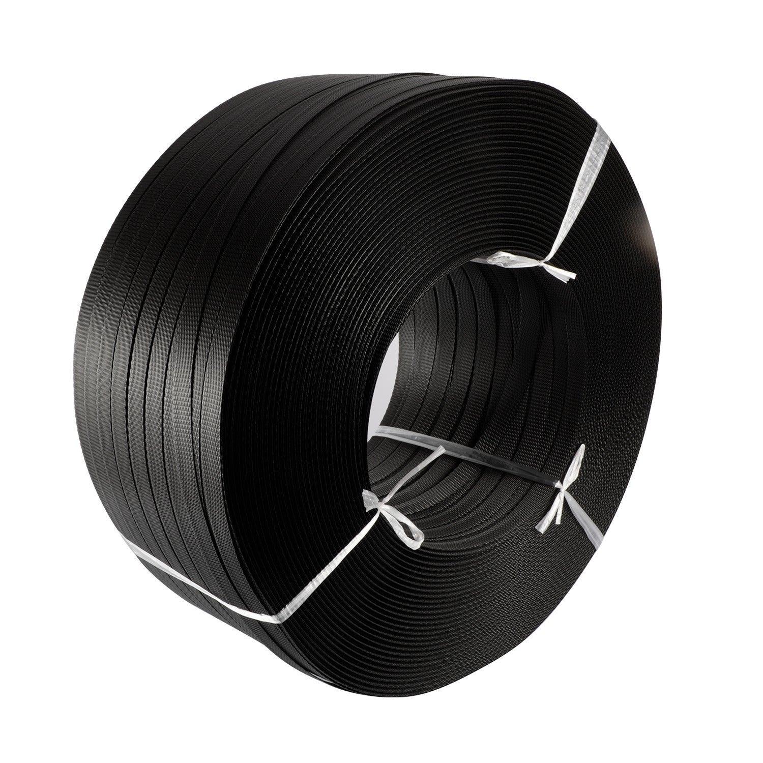 Polypropylene 19mm x 1000m x 0.95mm Black Breakload 350kg - PackQueen