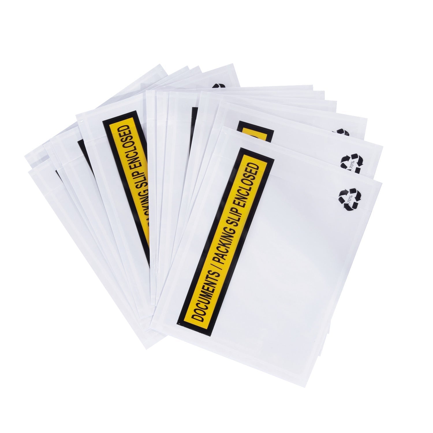 Printed Documents Enclosed 115x150mm 1000pcs/CTN 70% Post Consumer Recycled - PackQueen