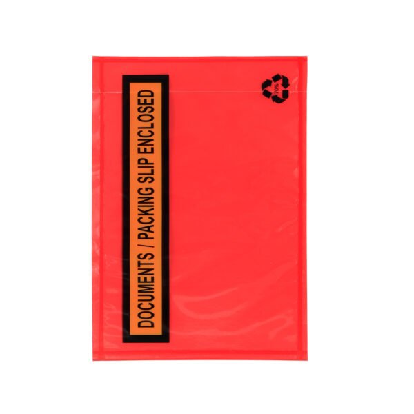 Printed Red Documents Enclosed 115x165mm 1000pcs/CTN 70% Post Consumer Recycled - PackQueen