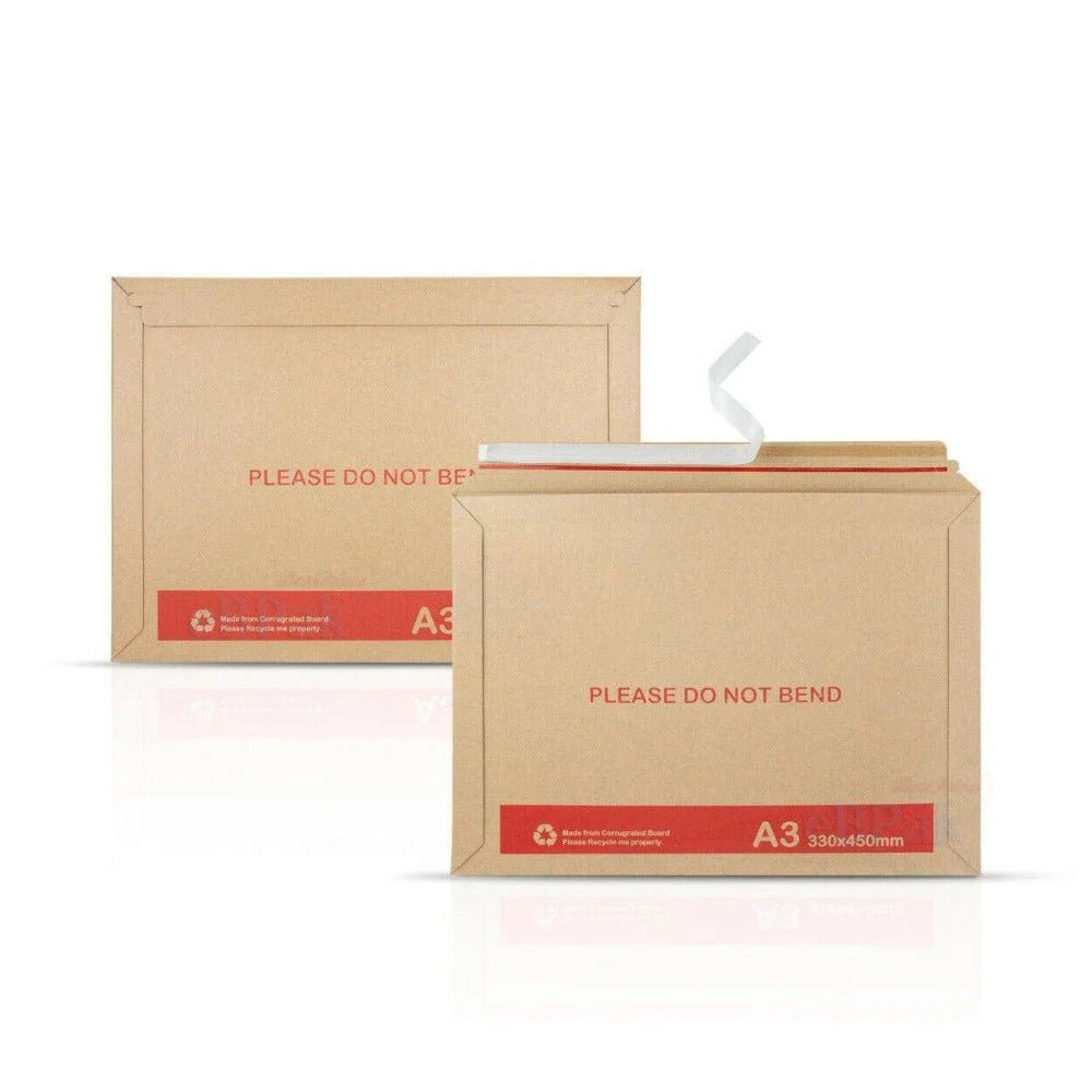 Rigid Envelope Mailer with Peal & Seal Strip - PackQueen