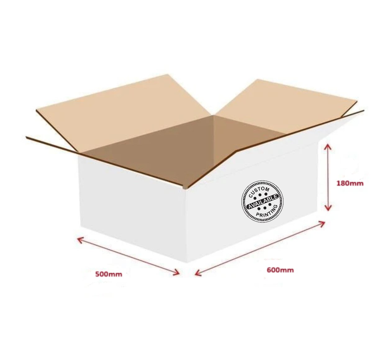 RSC Shipping Carton 300855 - 100% Recyclable - PackQueen