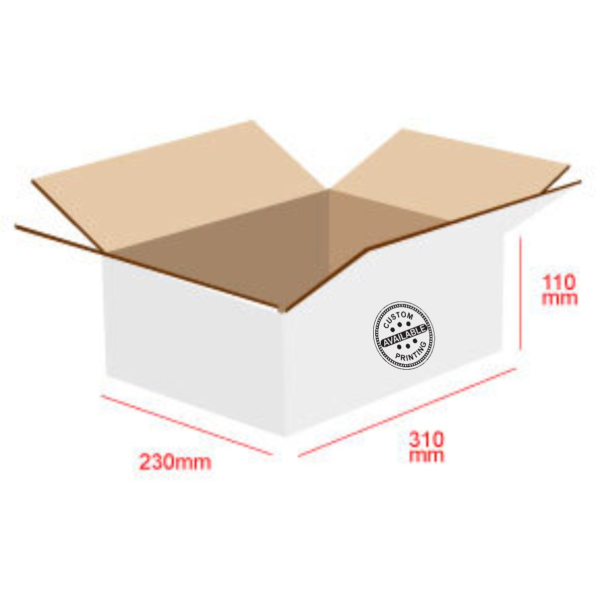 RSC Shipping Carton 304162 - 100% Recyclable - PackQueen
