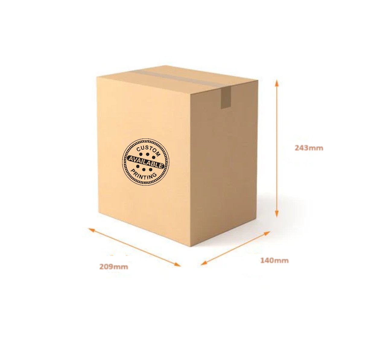RSC Shipping Carton 6 Beer Bottle (INSERTS SOLD SEPARATELY 700 - 24788) - PackQueen