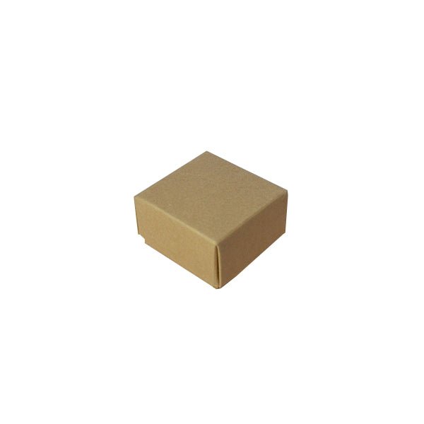 SAMPLE - 1 Macaroon & Choc Box - Kraft Brown Paperboard (Base & Lid) - PackQueen