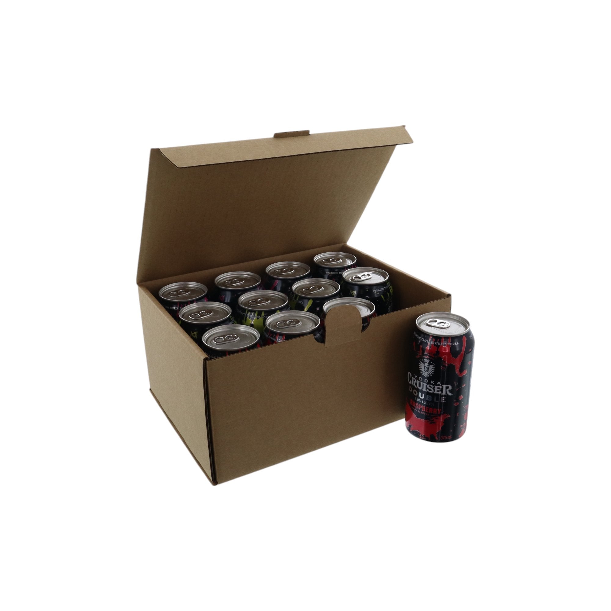 SAMPLE - 12 Pack 375ml Beer Mailing & Postage Box (Upright) - PackQueen