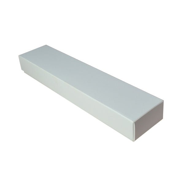 SAMPLE - 5 Macaroon & Choc Box - Smooth White Paperboard (Base, Insert & Lid) - PackQueen