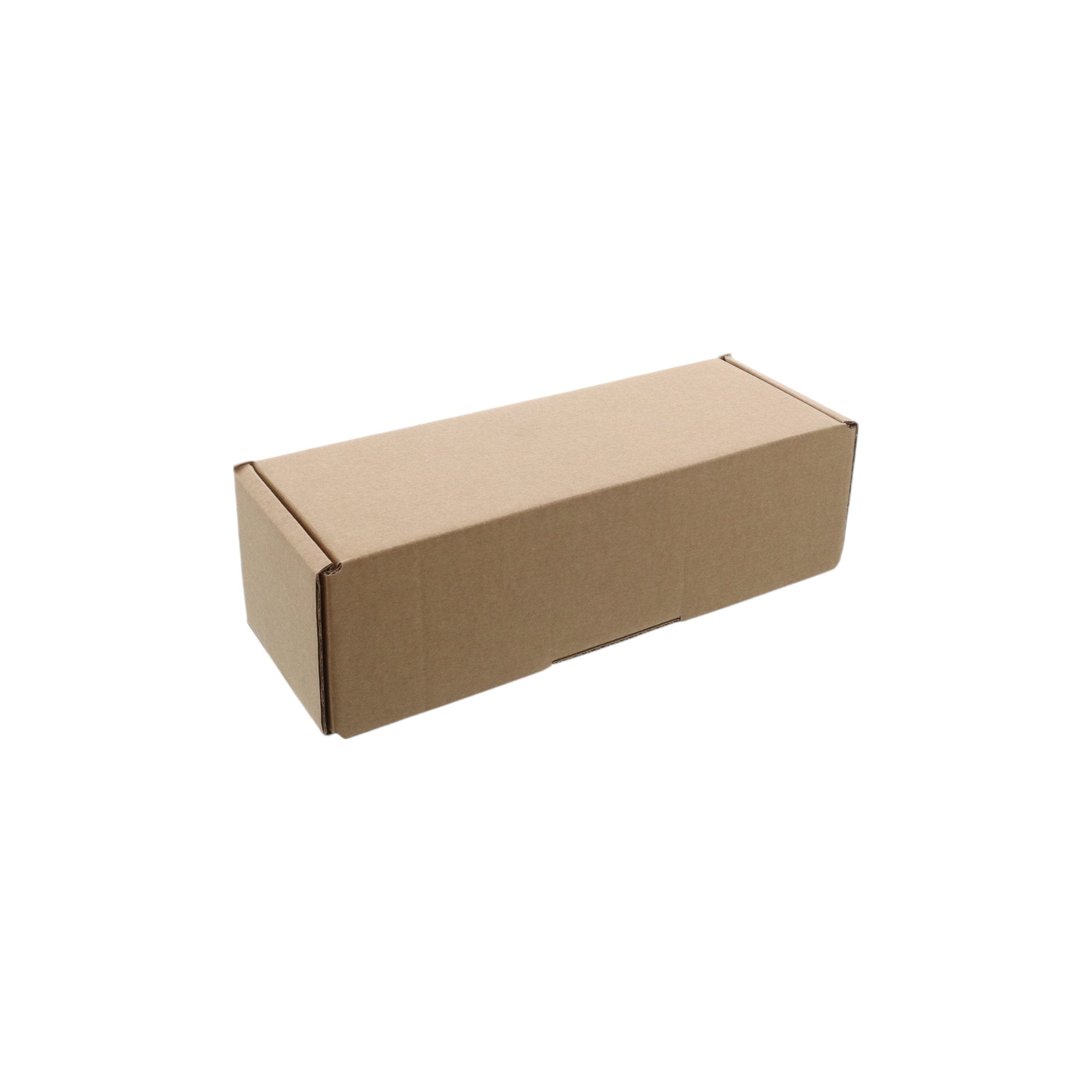 SAMPLE - B Flute - One Piece Single Wine Box with Attached Insert - PackQueen