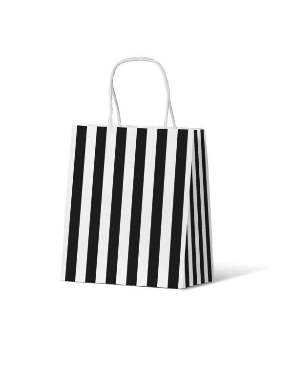 SAMPLE - Cafe Stripe Toddler Black - PackQueen