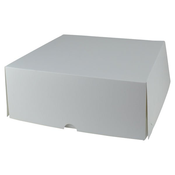 SAMPLE - Four Donut & Cake Box - Smooth White Paperboard (285gsm) - PackQueen