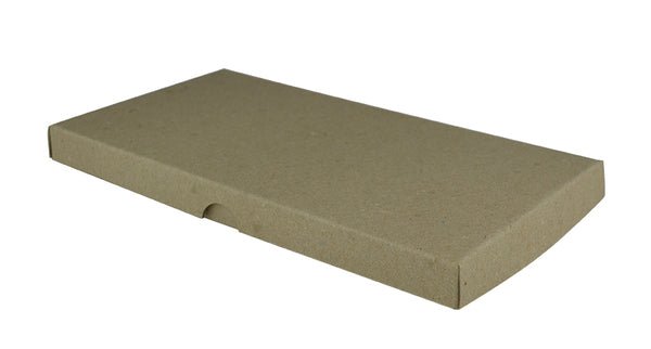 SAMPLE - Invitation Box DL - Recycled Brown Paperboard (285gsm) (Base & Lid) - PackQueen
