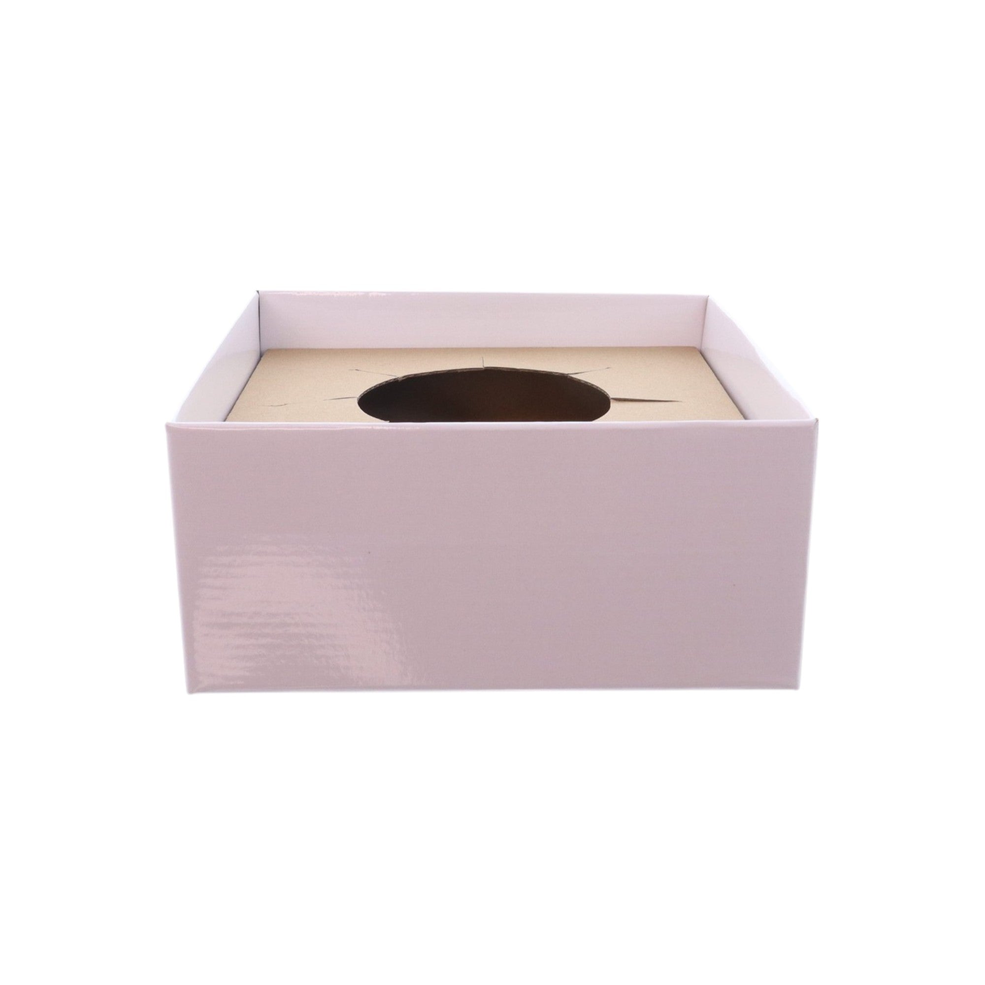 SAMPLE - Low Profile Gloss Box with Insert White - PackQueen