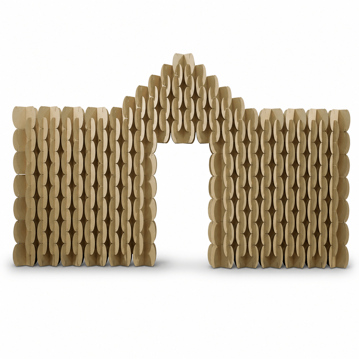 SAMPLE - PackQueen Wall Modular System 32666 - Kraft Brown - PackQueen