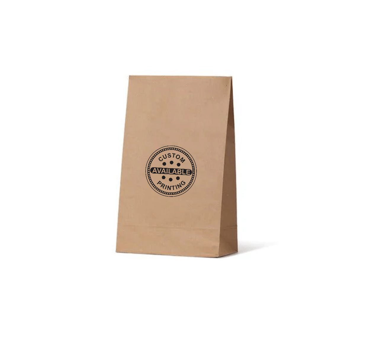 Small Supermarket - Flat Bottom Brown Bag (500 PACK) - PackQueen