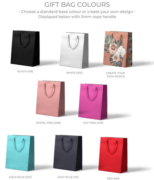 Small - White Gloss Euro Gift Bag (200 PACK) - PackQueen