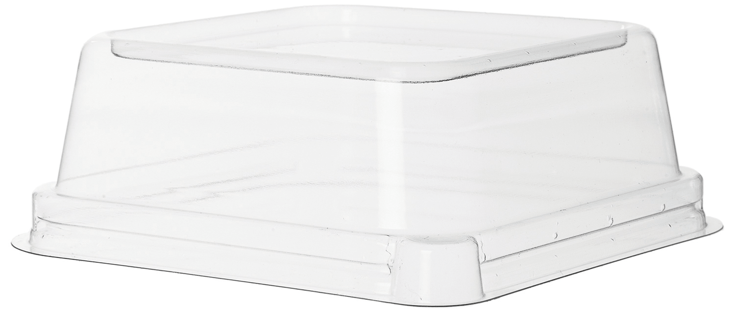 Sugarcane Worldview Square Take Away Container Lids - Assorted Sizes Available - PackQueen